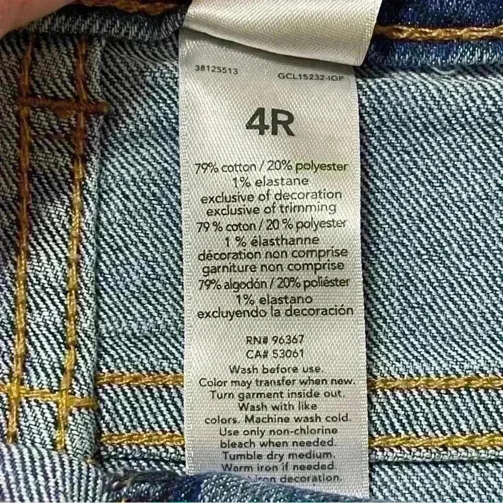 Boys Toddler B'gosh Skinny Jeans Size 4R Light Blue New Outdoor - Picture 7 of 7